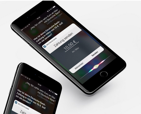 App der Deutschen Bank mit Anbindung an Siri
